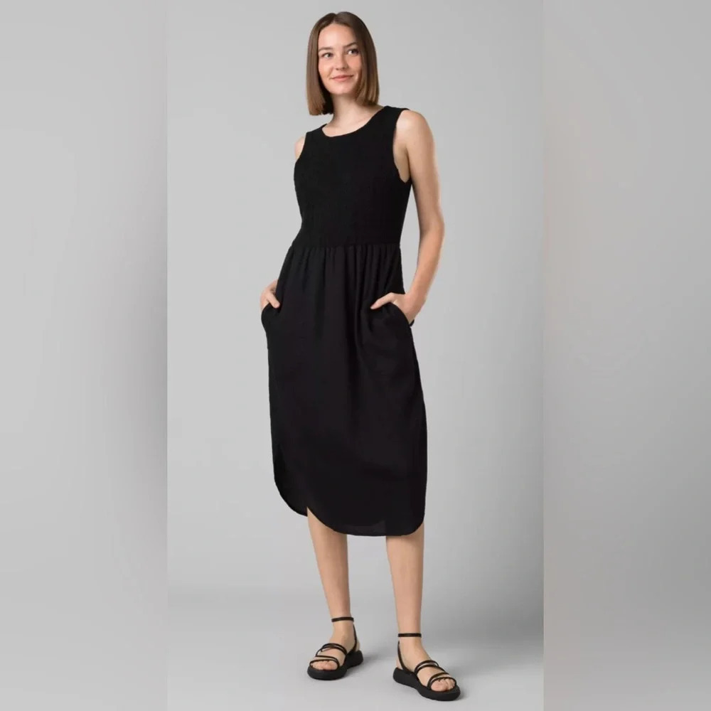 NWT Prana Seakissed Dress Black Size S